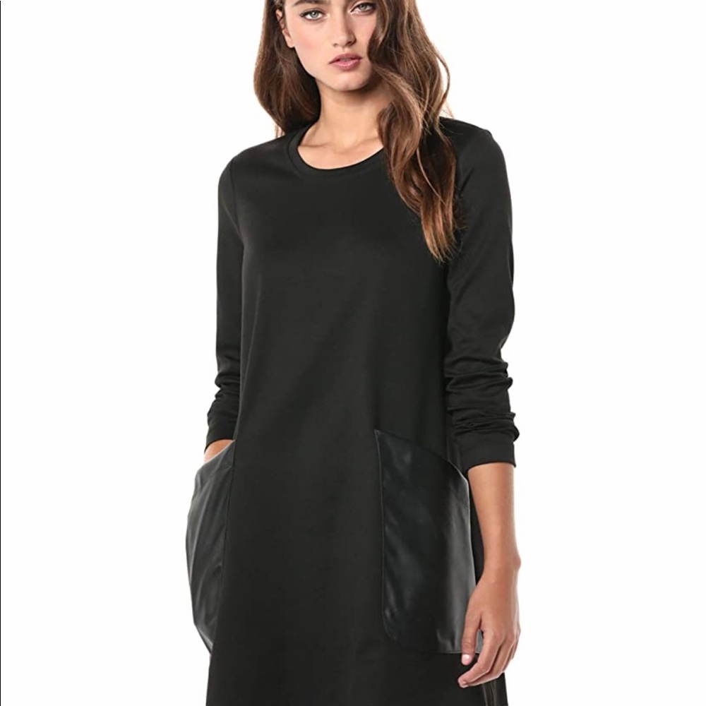 Bcbgmaxazria Black dress jersey XS